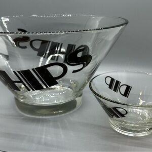 MCM Chips and Dip Bowl Set- Wheaton Glass- Straight out of the 70’s🤗